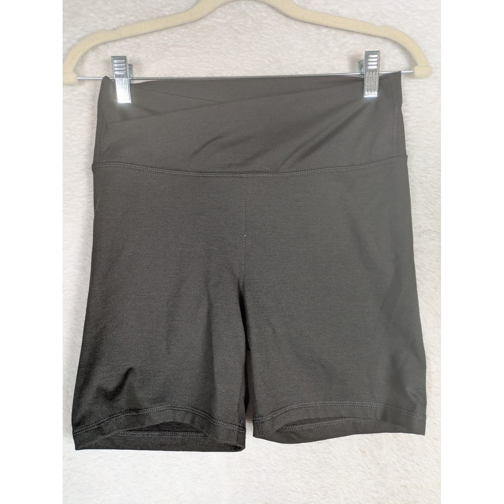 Old Navy Bike Shorts Women's M Black CloudComfy Extra High-Rise Crossover Waist
